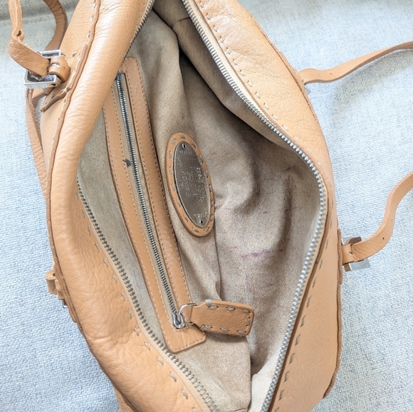 Fendi Selleria Purse Camel Color Short Strap Baguette N 49-17506 1925 - Picture 4 of 8